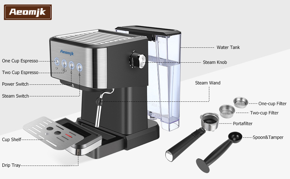 Title 1, Máquina de café italiana semiautomática de alta...