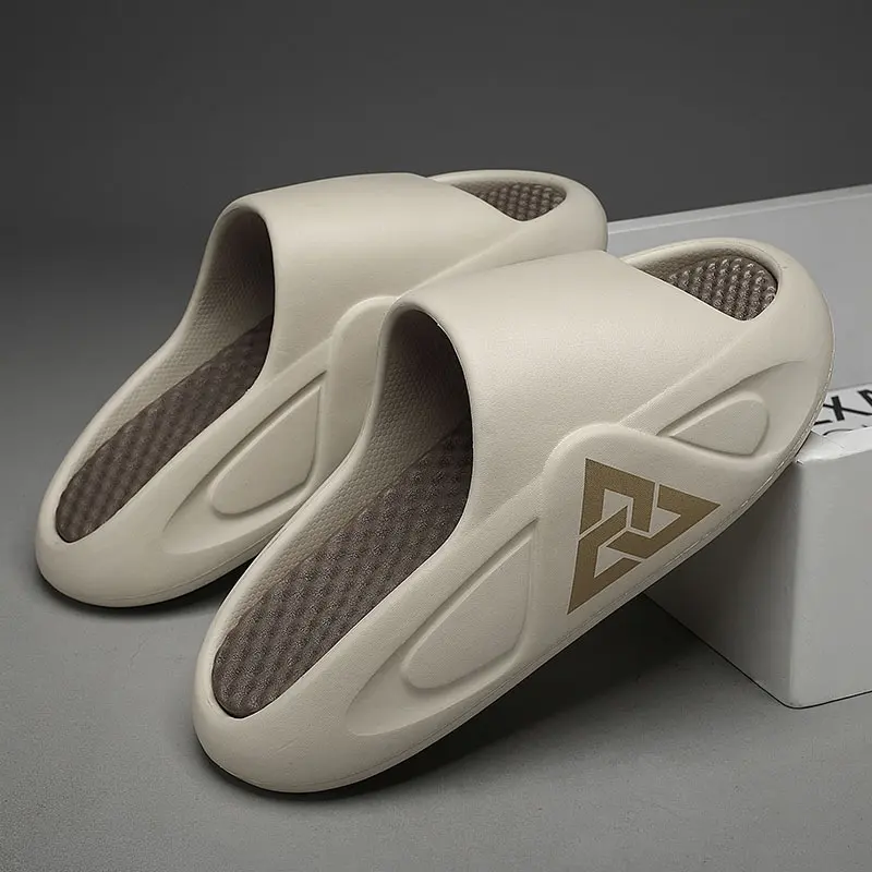 Material Thickening Men's Slippers Summer Outerwear Height