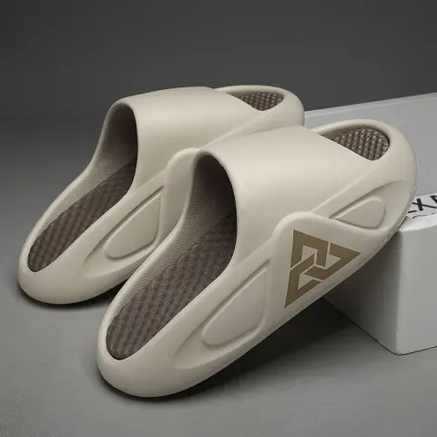 Material Thickening Men's Slippers Summer Outerwear Height Increasing Flip