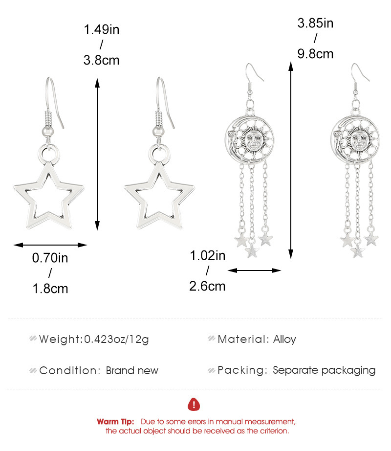 Title 4, Cute Swirls Bowknot Gothic Charm Rivet Earrings...