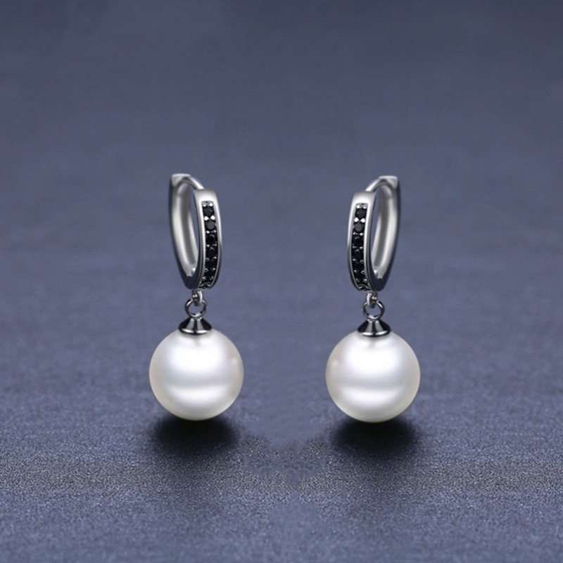 Trendy Round Ball Stud Earrings Minimalist Design