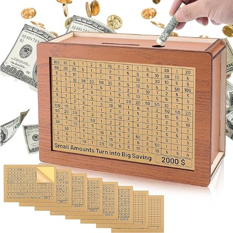 Title 7, Wooden Home Coin Bank Crafts