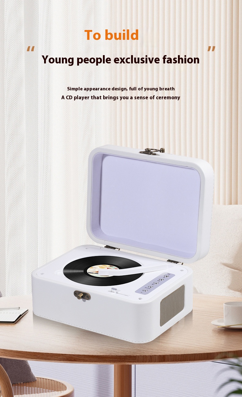 Title 13, Retro Bluetooth Music Disc Album CD CD Player