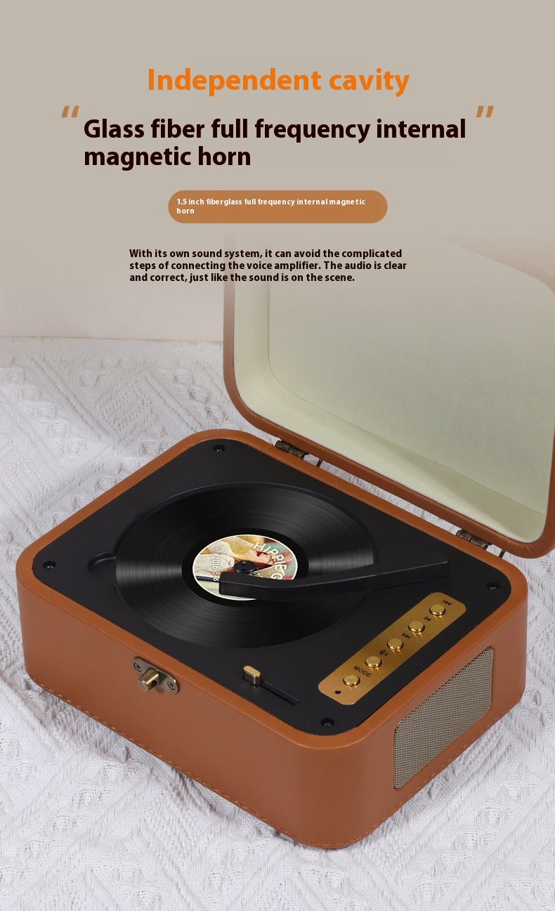 Title 11, Retro Bluetooth Music Disc Album CD CD Player