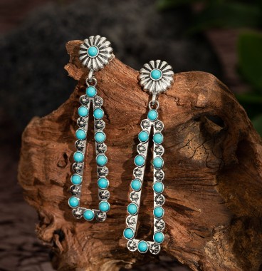 Antique Silver Turquoise