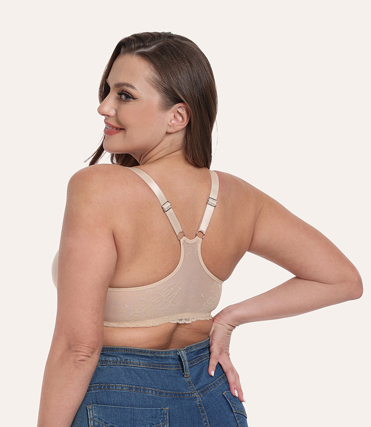 Title 2, Thin Cup With Steel Ring Front Closure Bra Unde...