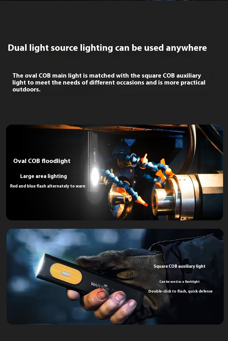 Title 2, T7 Flashlight Strong Light Charging Super Brigh...