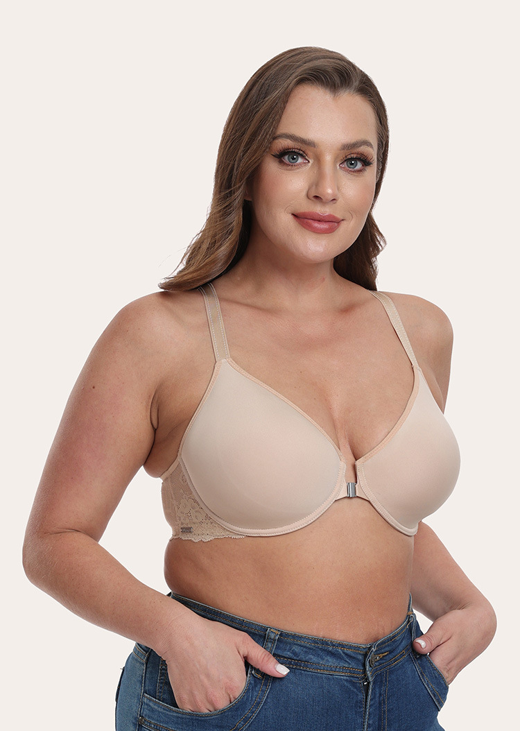 Title 3, Thin Cup With Steel Ring Front Closure Bra Unde...