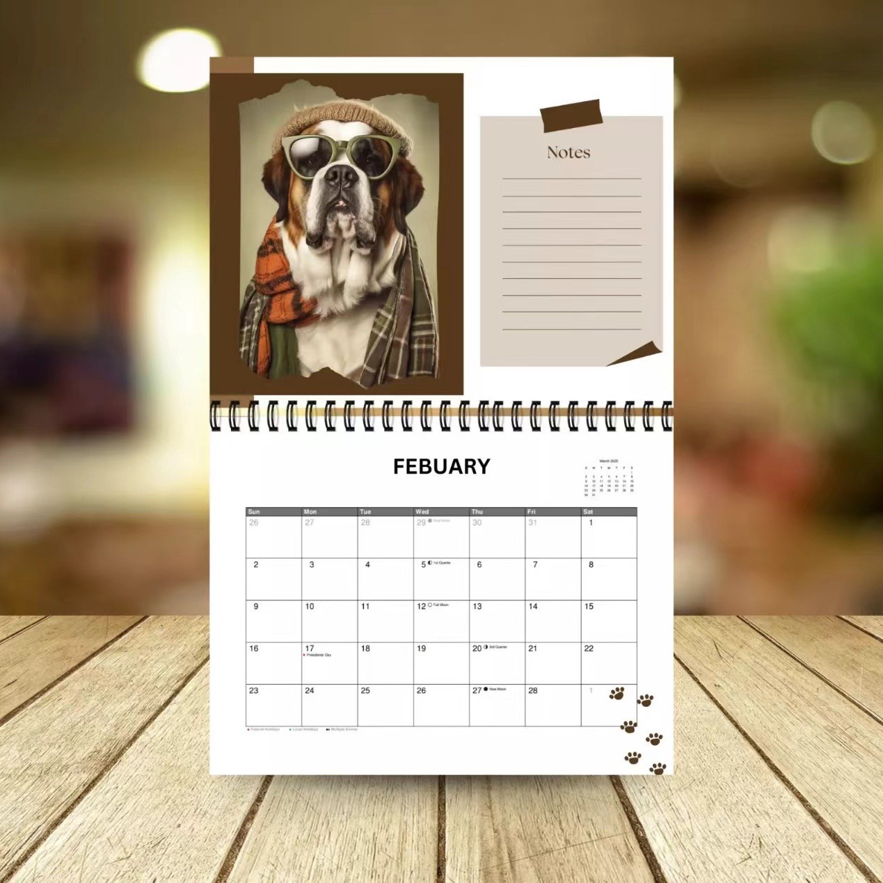 Title 2, Spiral Calendar Dog Lovers