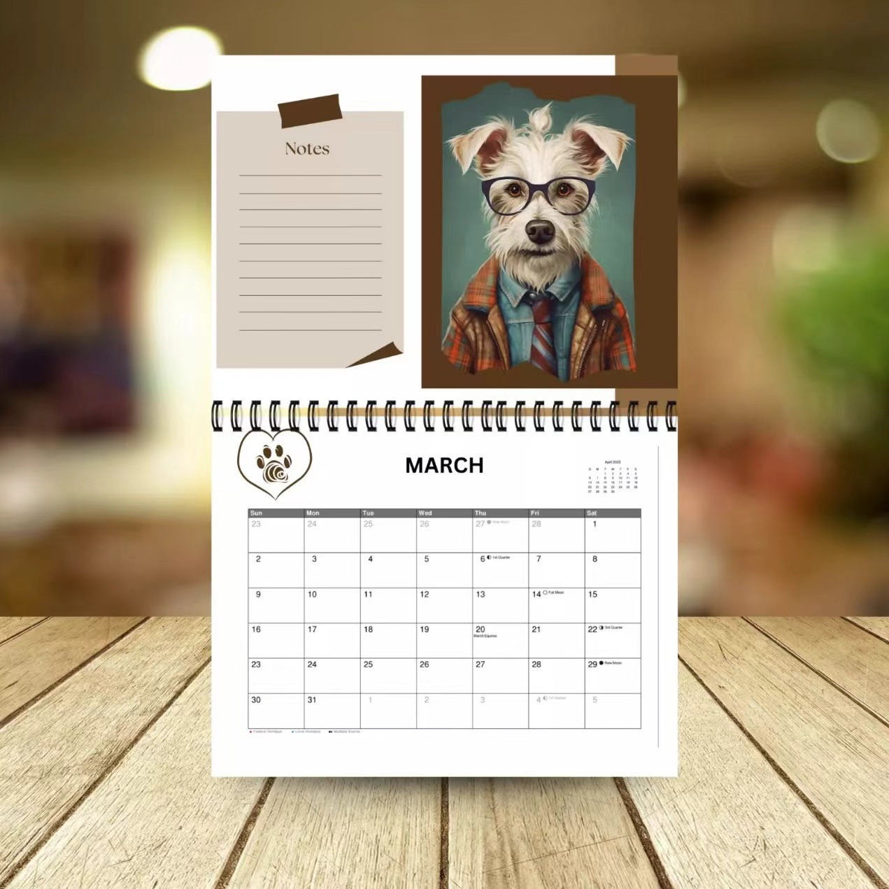 Title 3, Spiral Calendar Dog Lovers