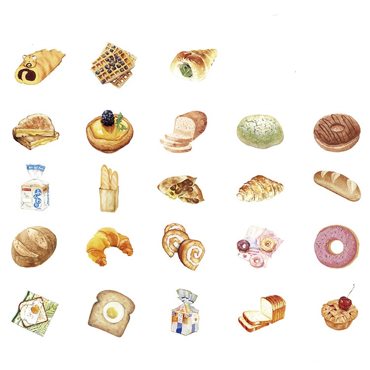 Remember To Eat Breakfast Notebook Album Decoration Stickers
