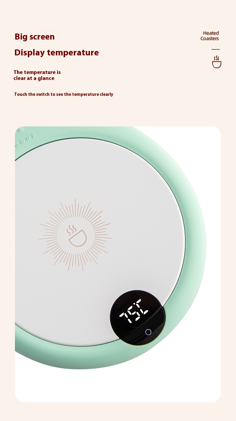 Title 5, Heating Coaster Constant Temperature Insulation...