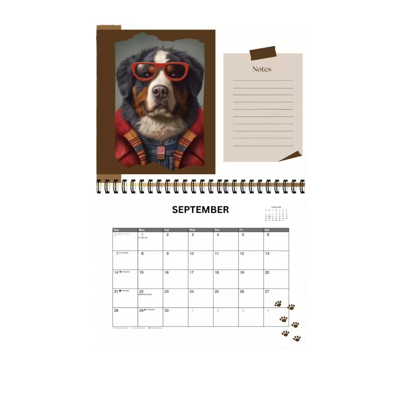 Title 1, Spiral Calendar Dog Lovers