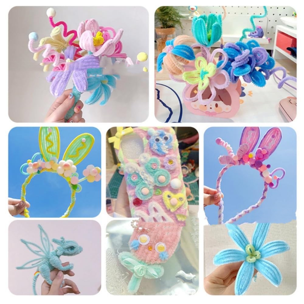 Title 3, Twisted Stick Bouquet Materialpaket Farbe Handwerk