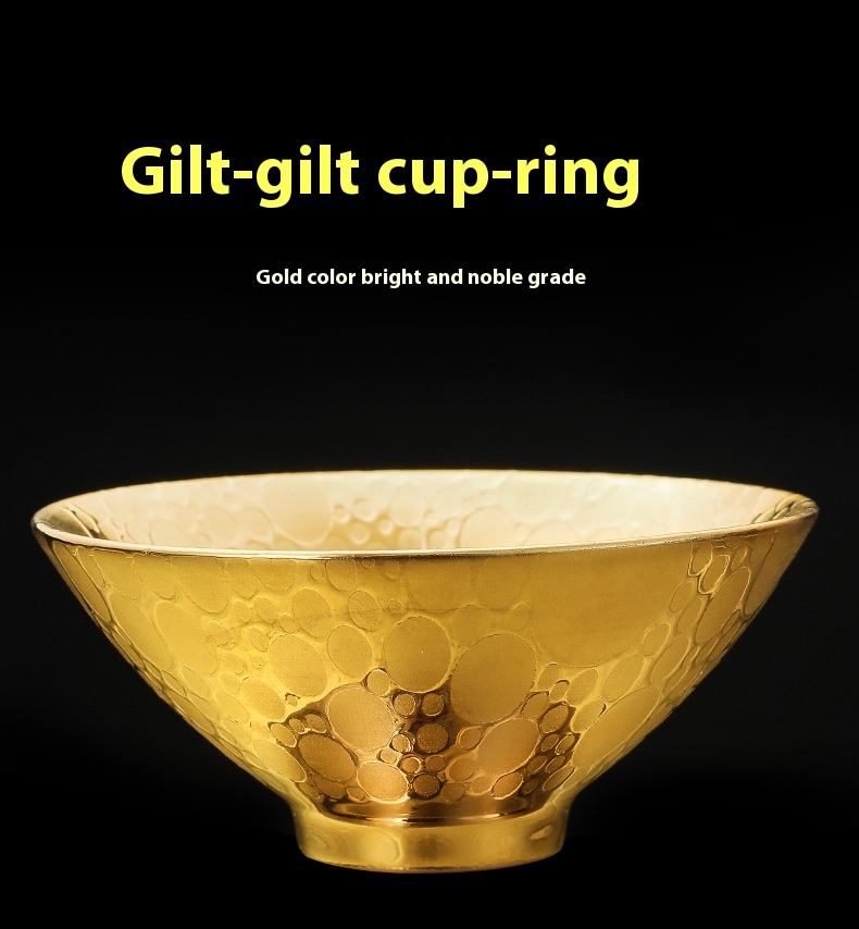 Title 3, Blue Kirin Gilding Temmoku Cup Kung Fu Tea Set ...