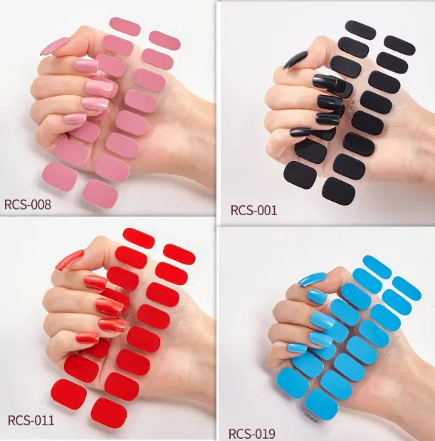 Simple waterproof nail stickers Set1 - Shop at LoveMi