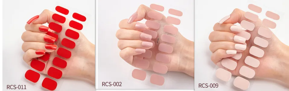 Simple waterproof nail stickers - Set4