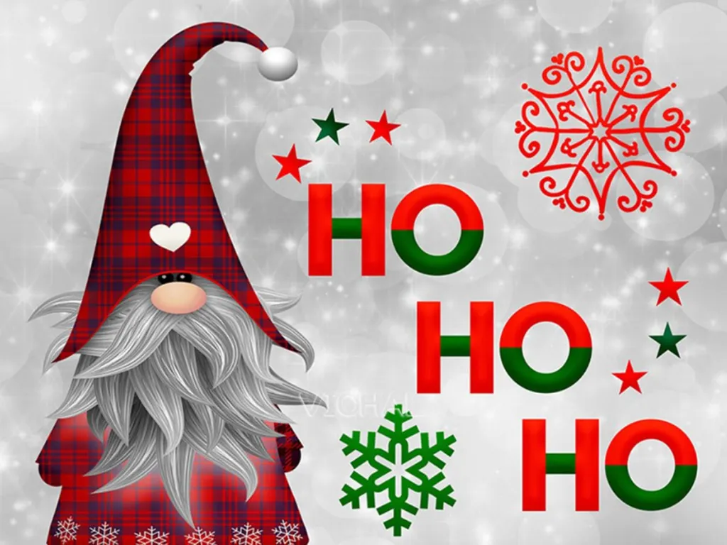 DIY Cartoon Christmas Faceless Red Hat Old Man Series 5D Full Diamond Decorative Painting - Kn2848