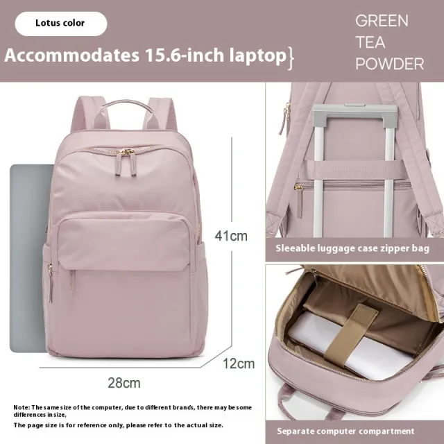 Fashion Women's Large Capacity Lightweight Travel Backpack Pink - Shop at LoveMi
