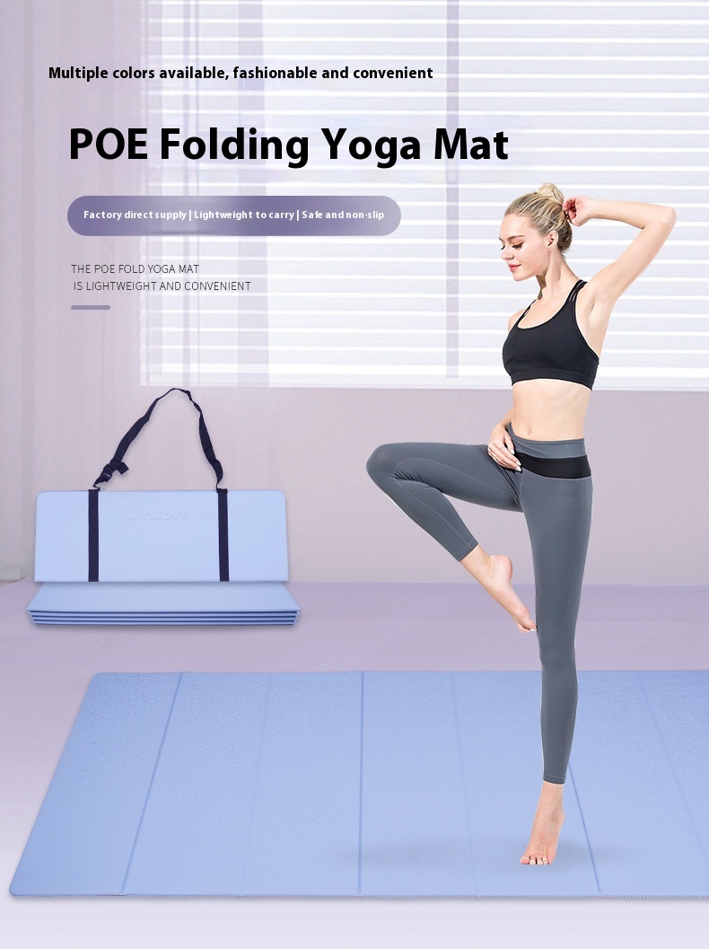 Title 8, Foldable Yoga Mat Portable 8-fold Non-slip Fitness