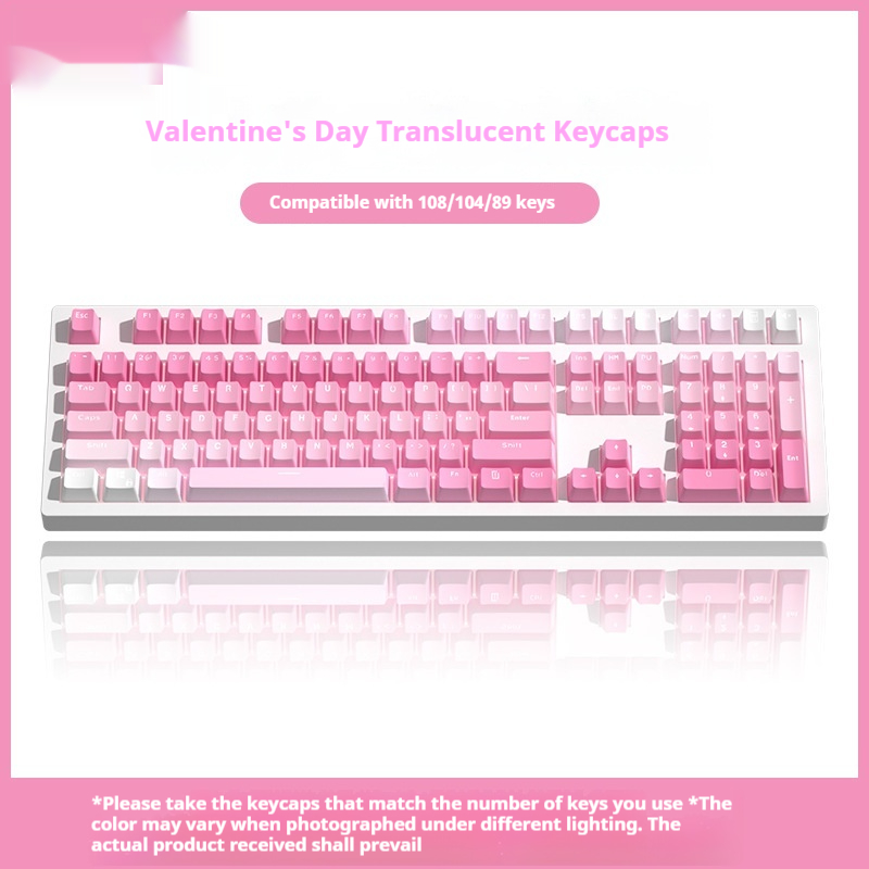 108Key PBT Word Transparent