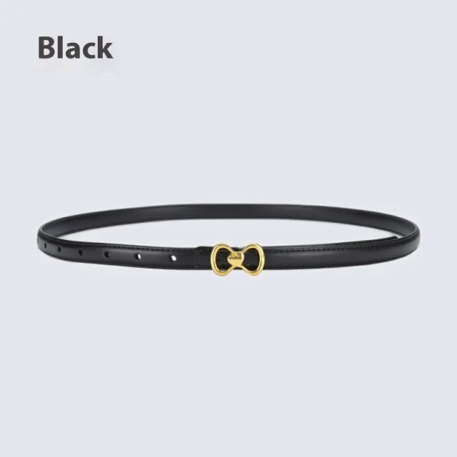 Women's Fashion All matching Thin Belt Black - Shop at LoveMi