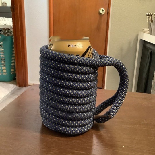 Title 4, Recycled Rock Climbing Rope Can Cozy