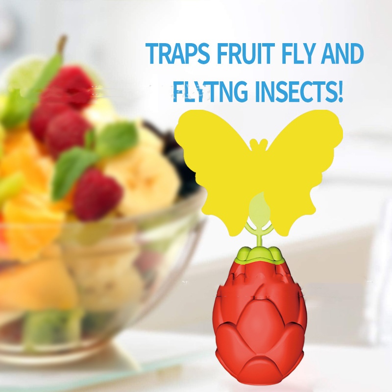 Title 1, Pitaya With Butterfly Sticker Fruit And Vegetab...