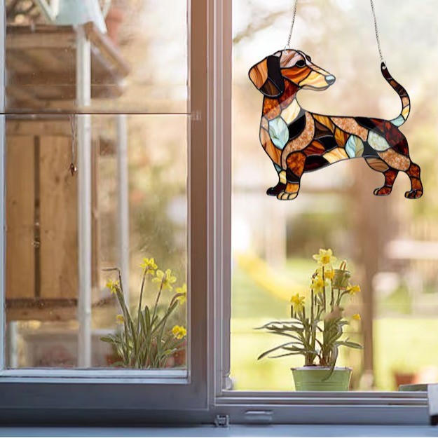 Title 2, Sausage Dog Window Decorative Band Lanyard