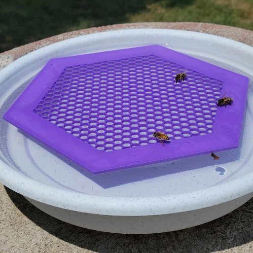 Title 1, Bee Drinking Tray Acrylic Water Fountain