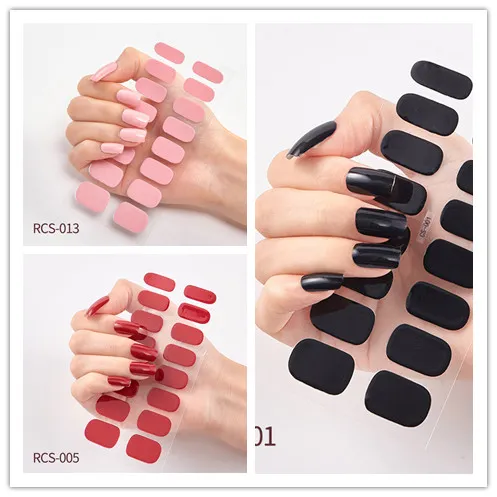 Simple waterproof nail stickers Set19 - Shop at LoveMi