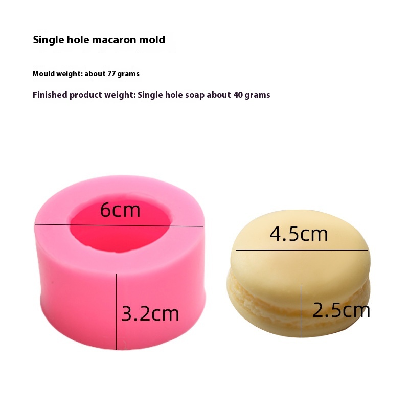 Single hole macaron mould