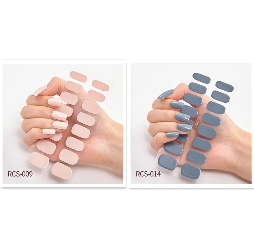 Simple waterproof nail stickers - Set23