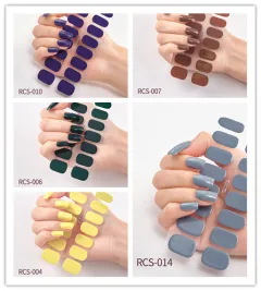 Simple waterproof nail stickers - Set22 - View 1