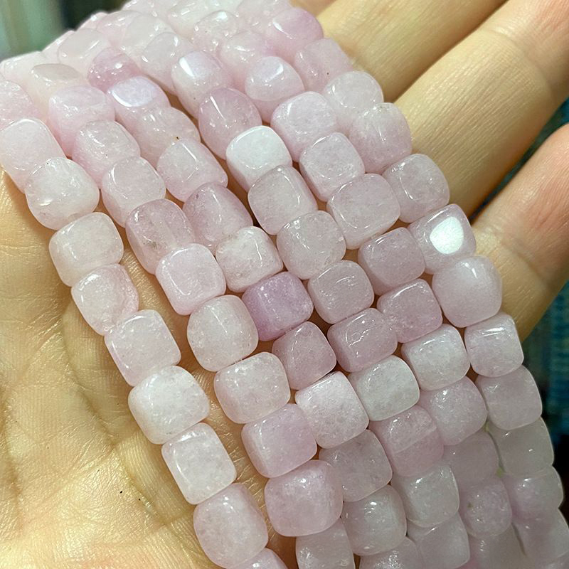 Title 3, 8x8mm Square Chalcedony HighNatural Stone Scatt...