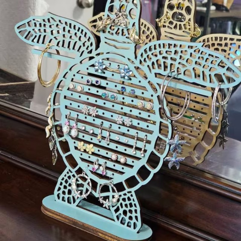 Title 5, Turtle Earrings Jewelry Display Rack Storage Rack