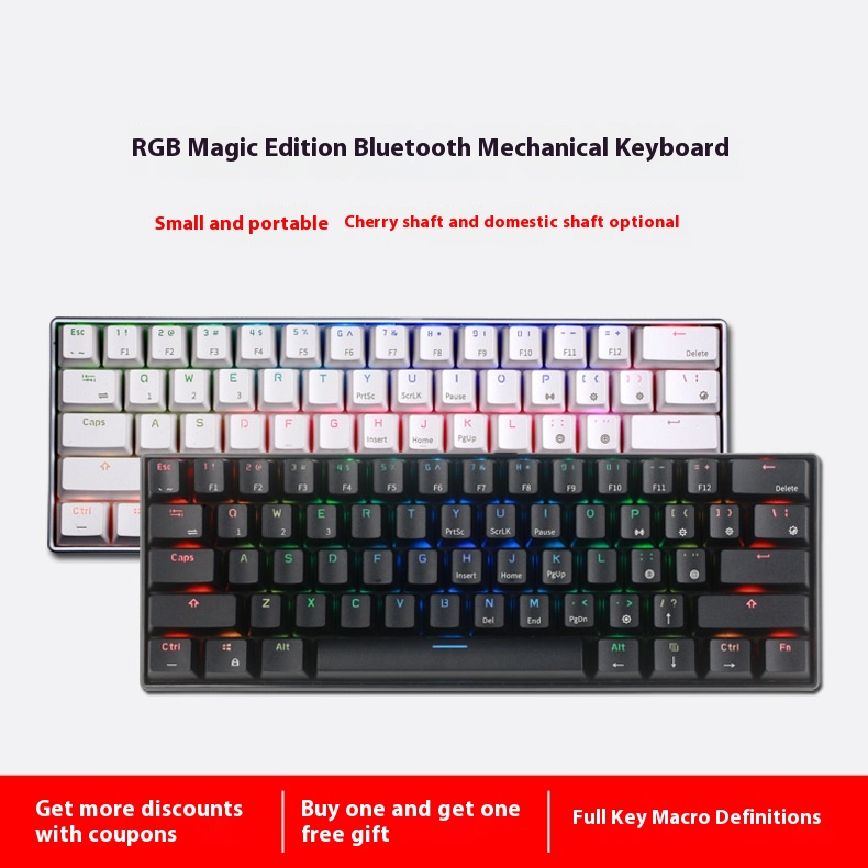 Title 4, RK61 Bluetooth Mechanical Keyboard