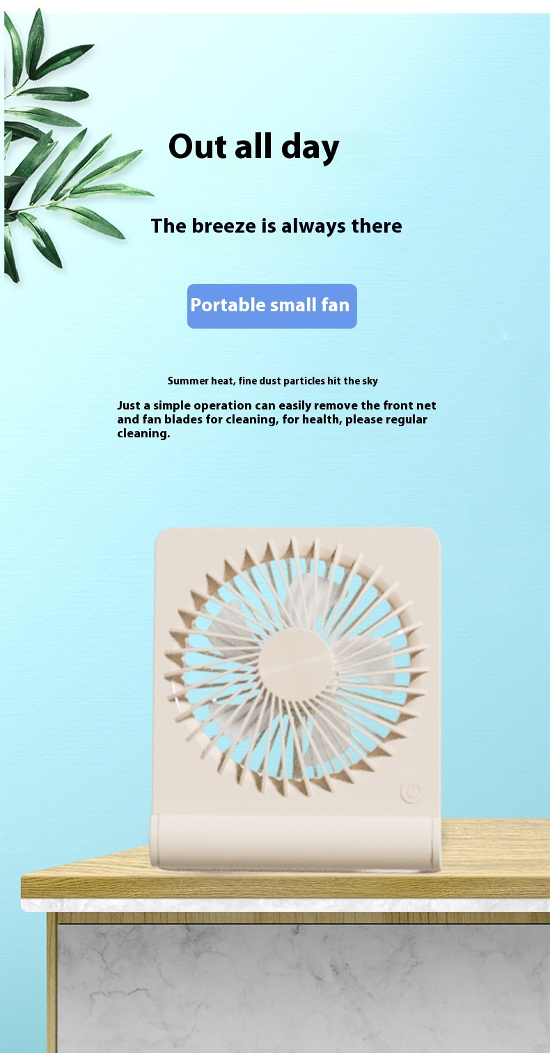 Title 3, USB Small Fan Portable Office