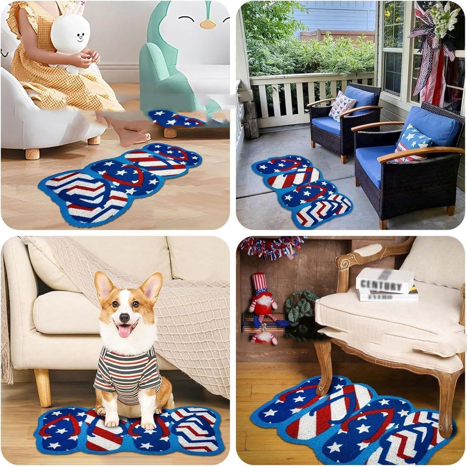 Title 1, Independence Day Home Decoration Floor Mat Foyer