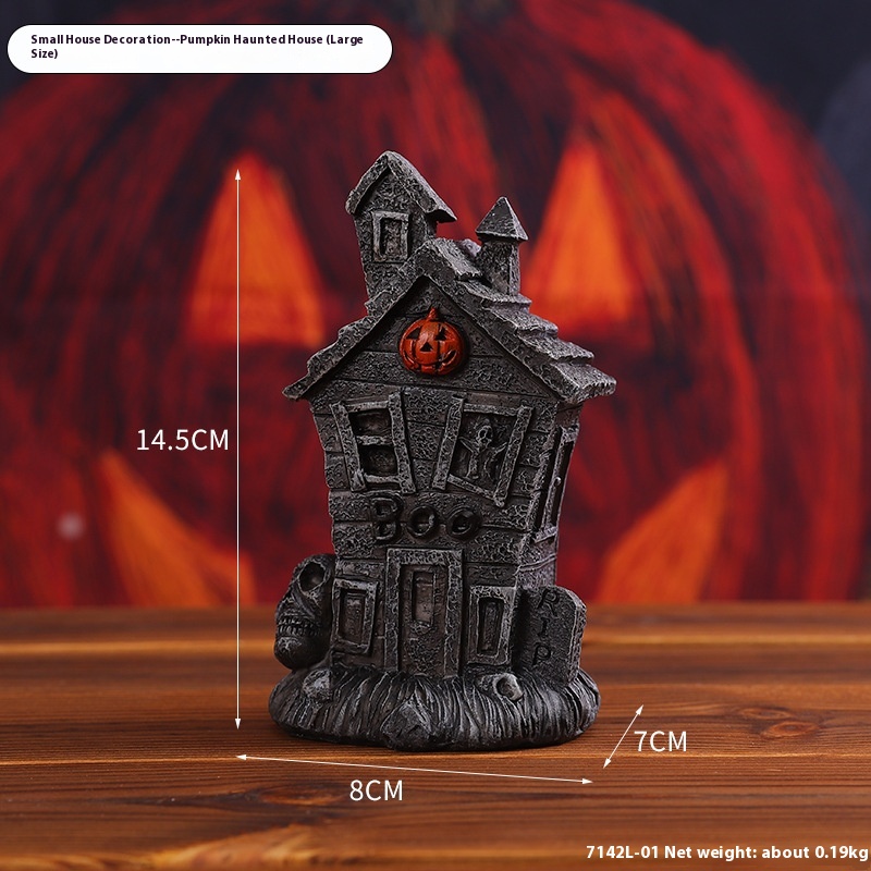 7142L01 Pumpkin Haunted House