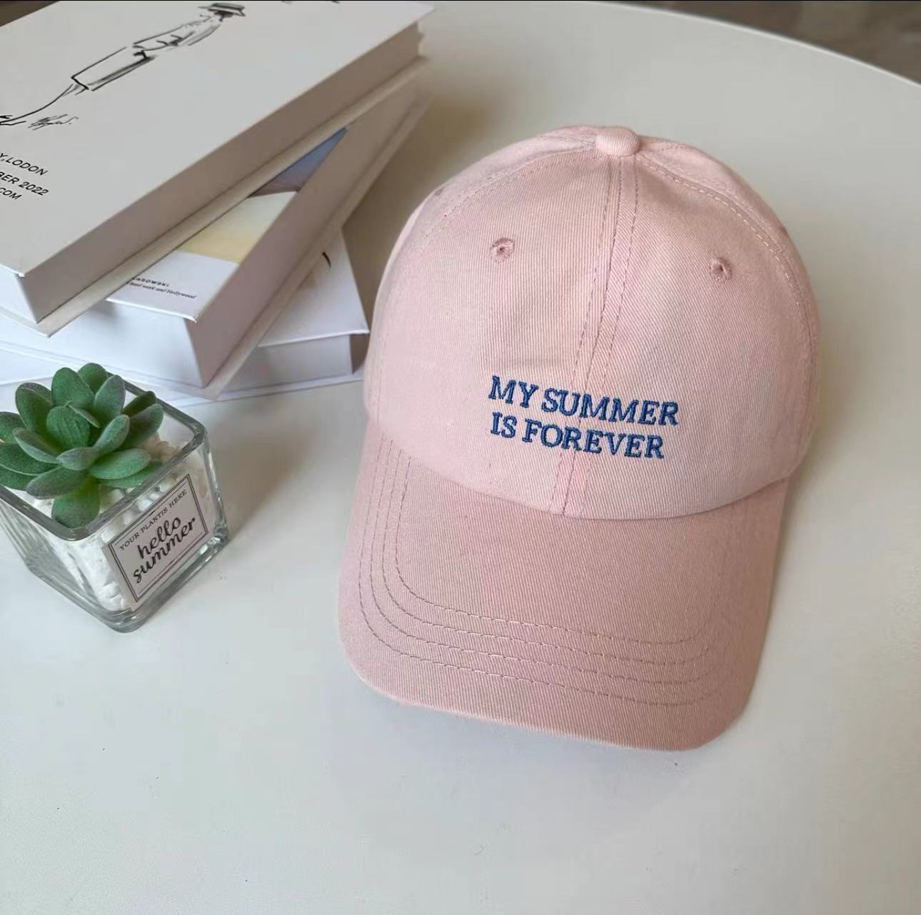 8summer Baseball Cap Pink