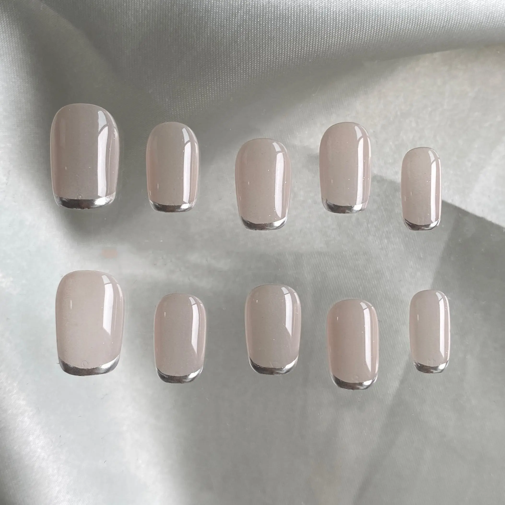 Advanced Almond French Finished Manicure