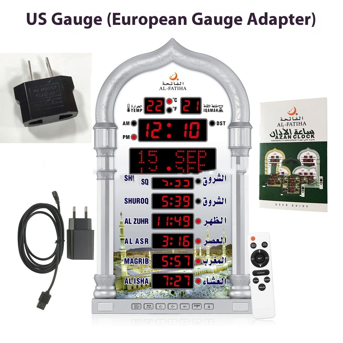 EU with US adapter