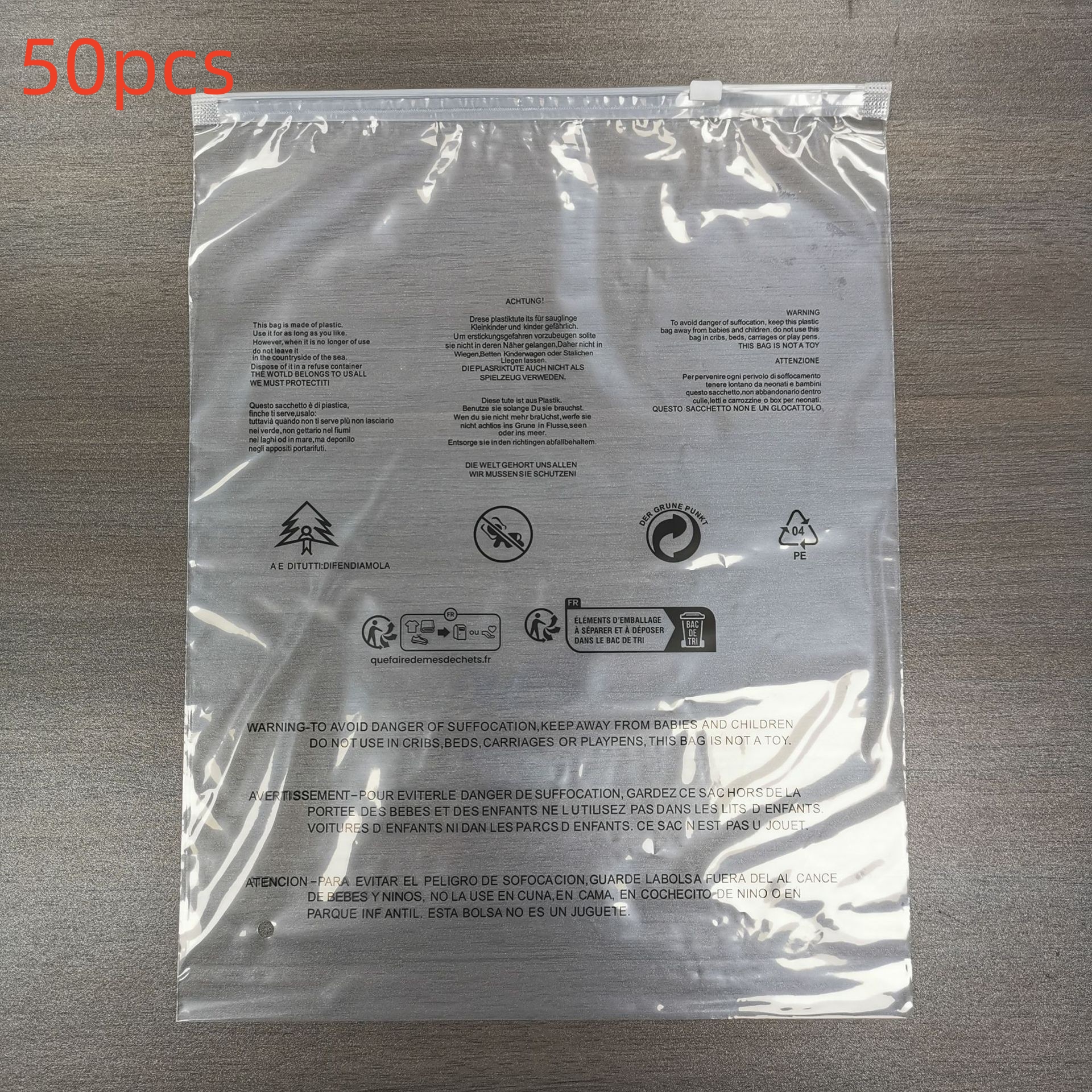 Title 4, Warning Note Zipper Bag Pinduoduo Environmental...