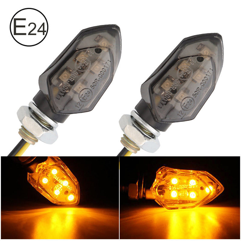 Title 1, Motorcycle 5LED Mini Turn Signal 12V Car Lamp M...