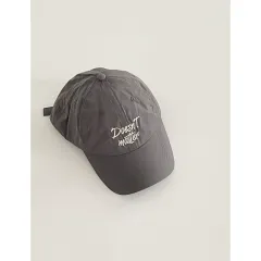 Summer Korean Style Sun-proof Peaked Cap - Grey - View 1