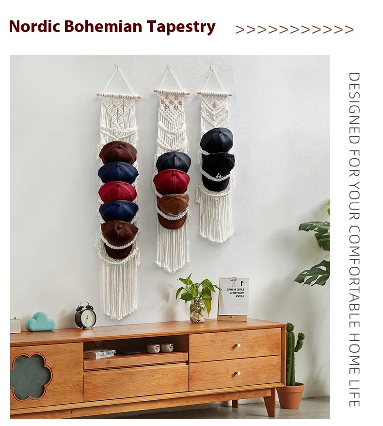 Title 7, New Hand-woven Tapestry Cap Storage