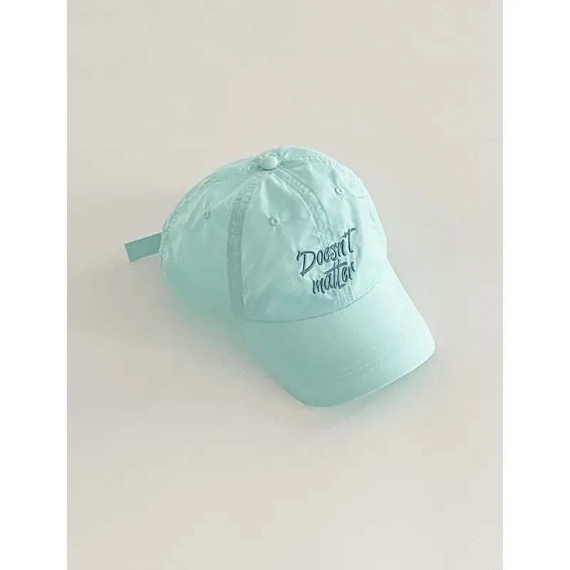 Summer Korean Style Sun-proof Peaked Cap - Ice Blue