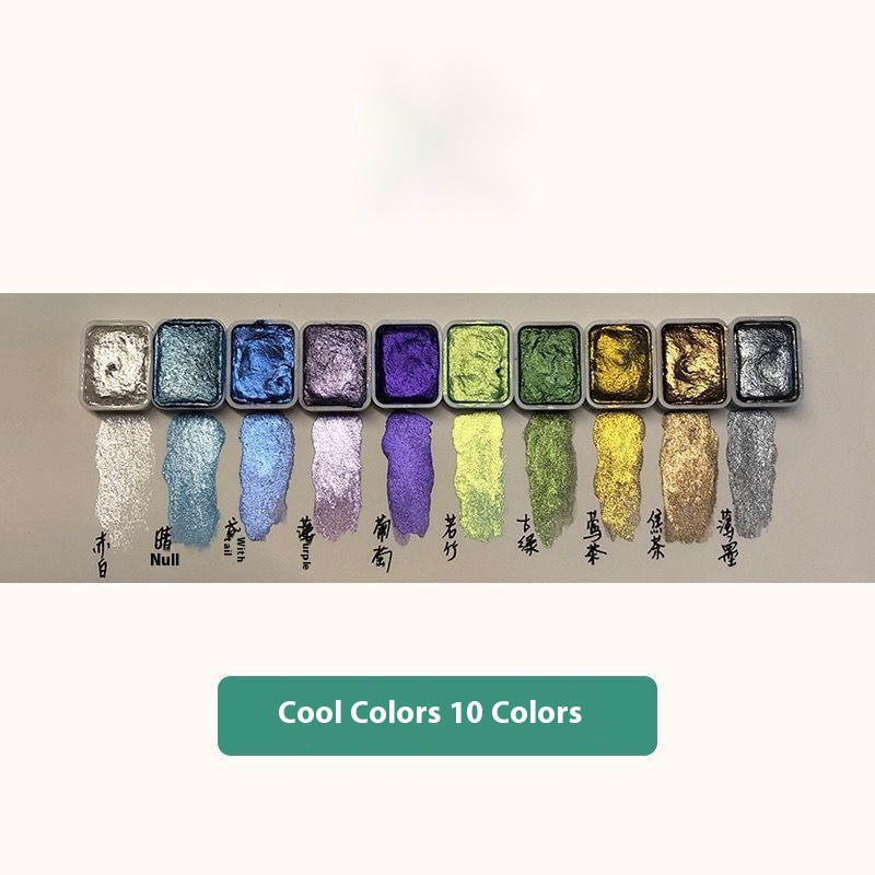 Cold Color Pallete 10 Colors