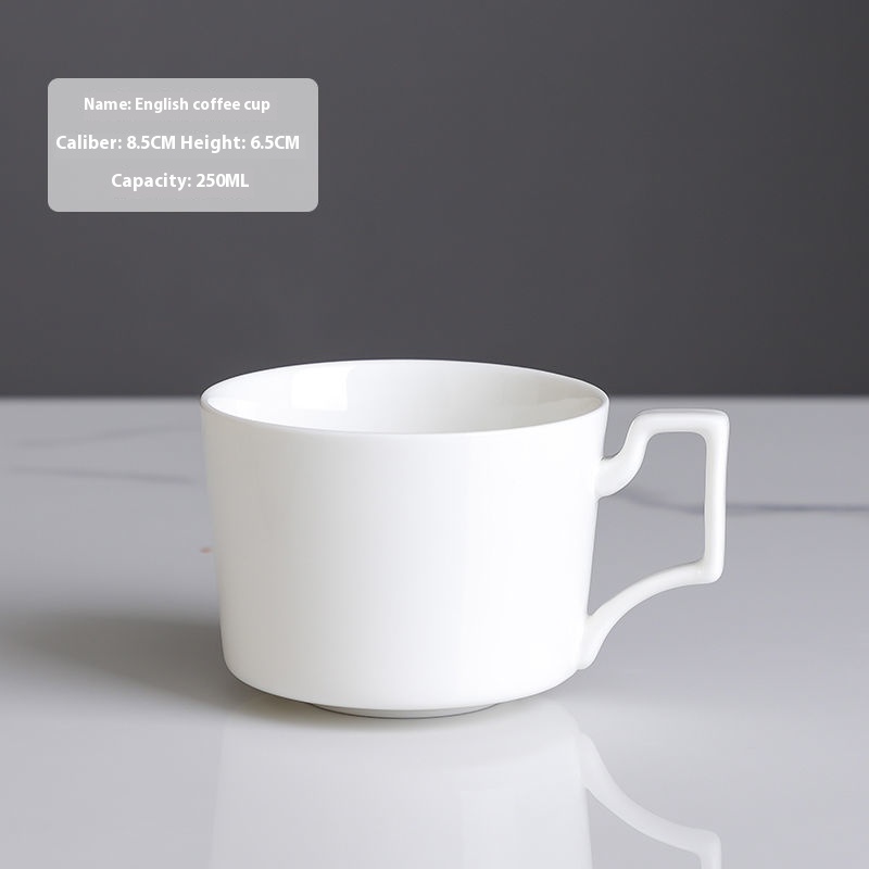 Pure White British Single Cup
